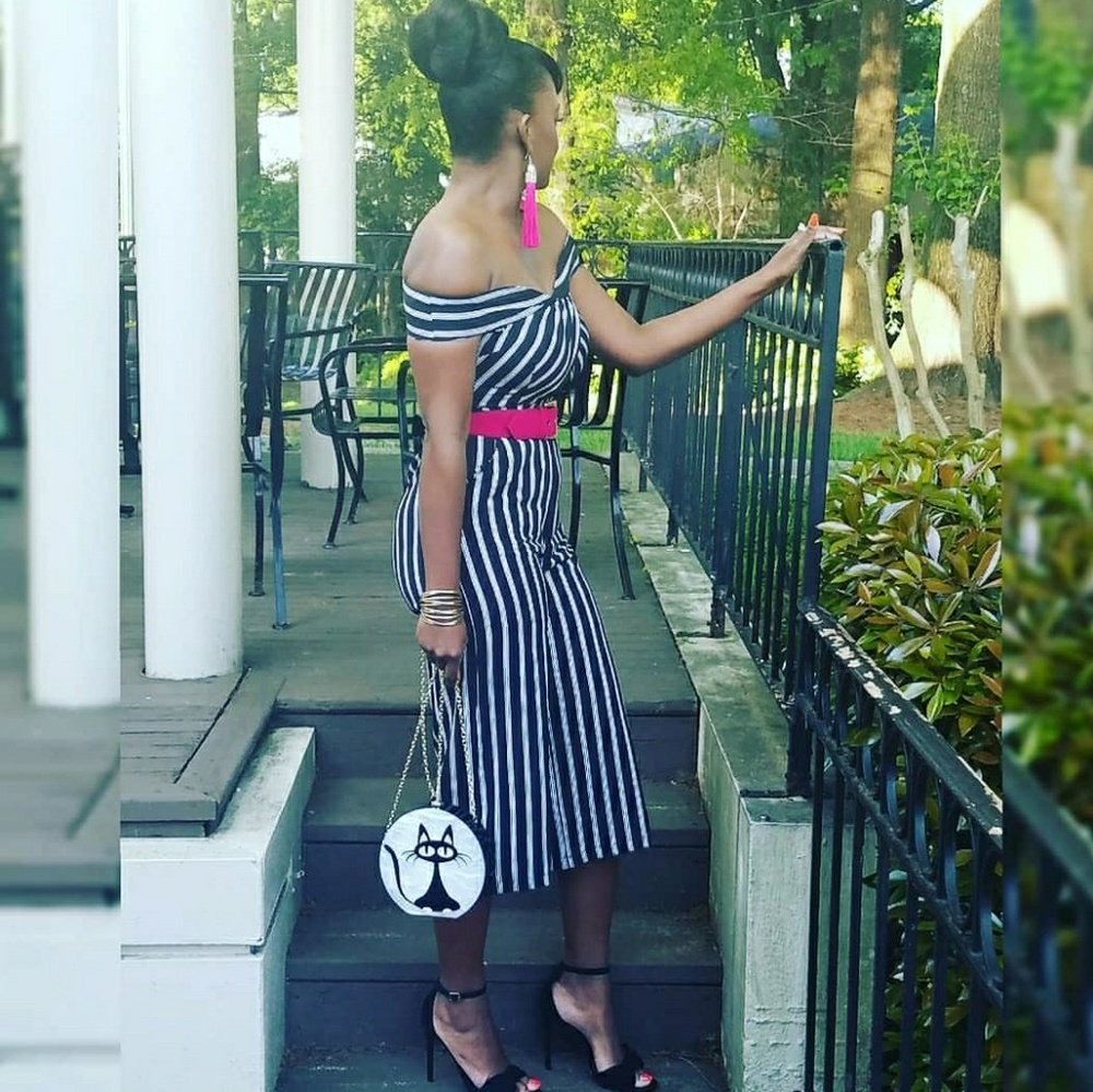 Pinstripe Jumpsuit